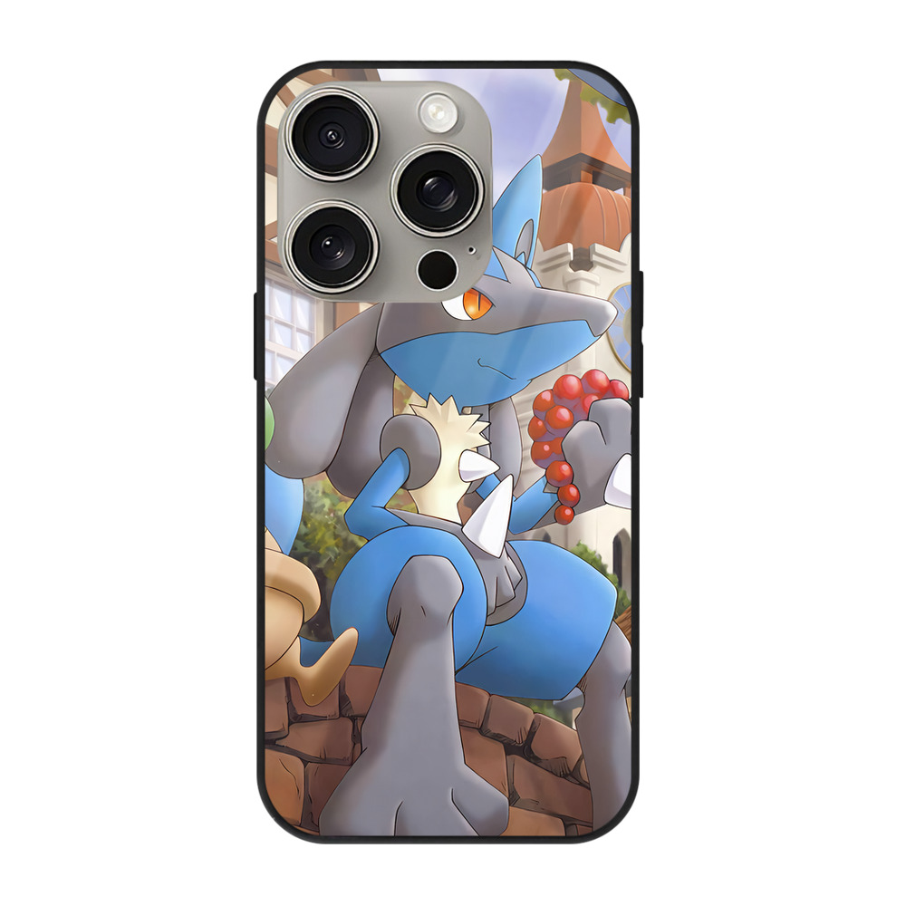 （画像用） ポケットモンスター Pokémon 【iPhone15Pro対応】スマホケース 耐衝撃＆黄変防止 背面ガラス