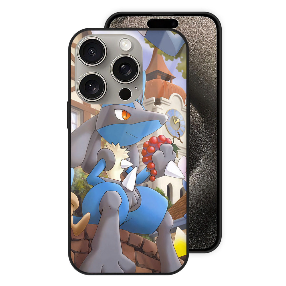 （画像用） ポケットモンスター Pokémon 【iPhone15Pro対応】スマホケース 耐衝撃＆黄変防止 背面ガラス
