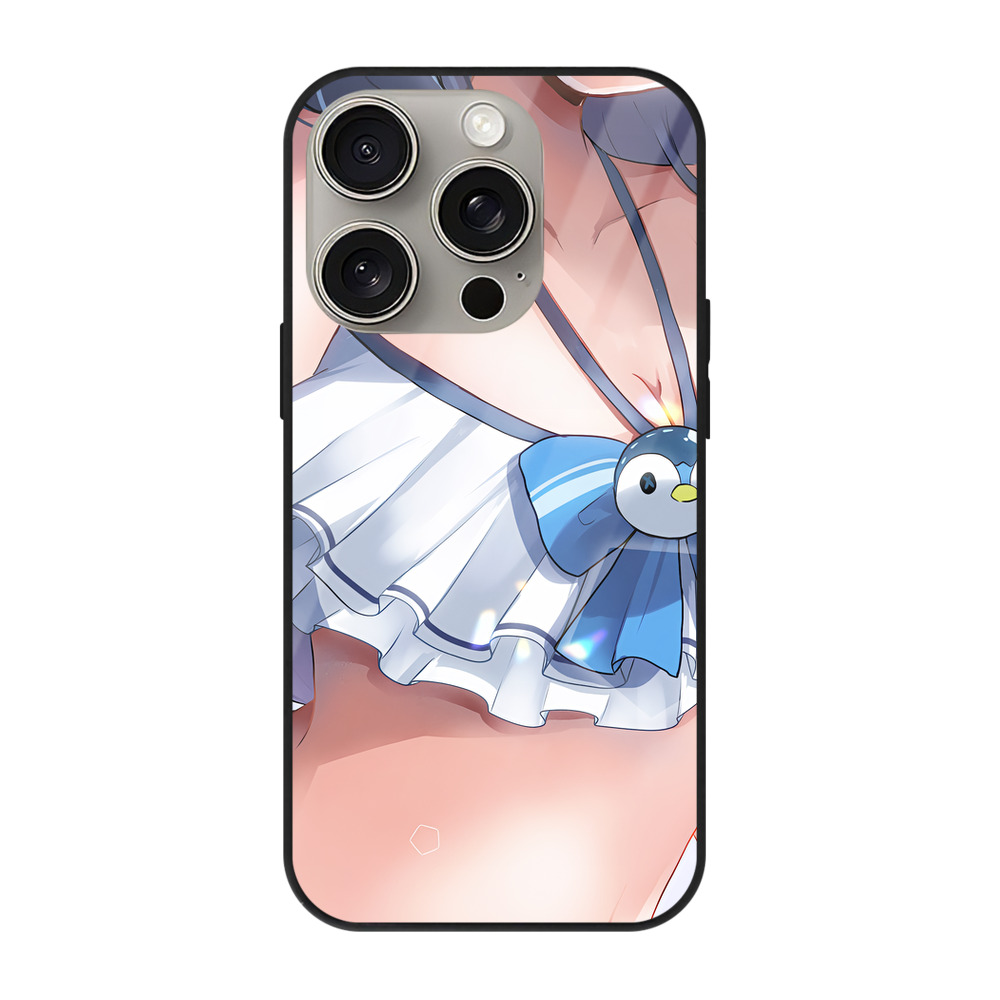 （画像用） ポケットモンスター Pokémon 【iPhone15Pro対応】スマホケース 耐衝撃＆黄変防止 背面ガラス