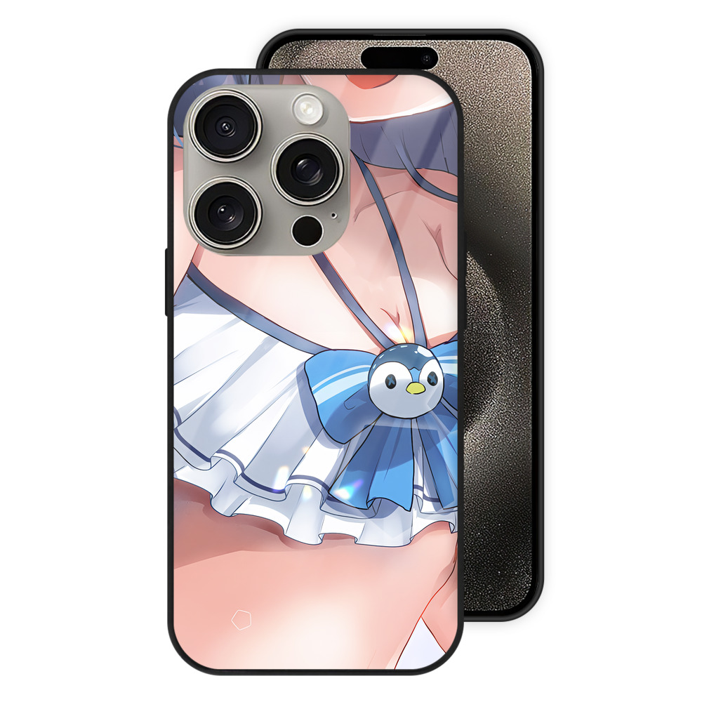 （画像用） ポケットモンスター Pokémon 【iPhone15Pro対応】スマホケース 耐衝撃＆黄変防止 背面ガラス