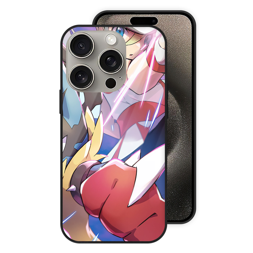 （画像用） ポケットモンスター Pokémon 【iPhone15Pro対応】スマホケース 耐衝撃＆黄変防止 背面ガラス