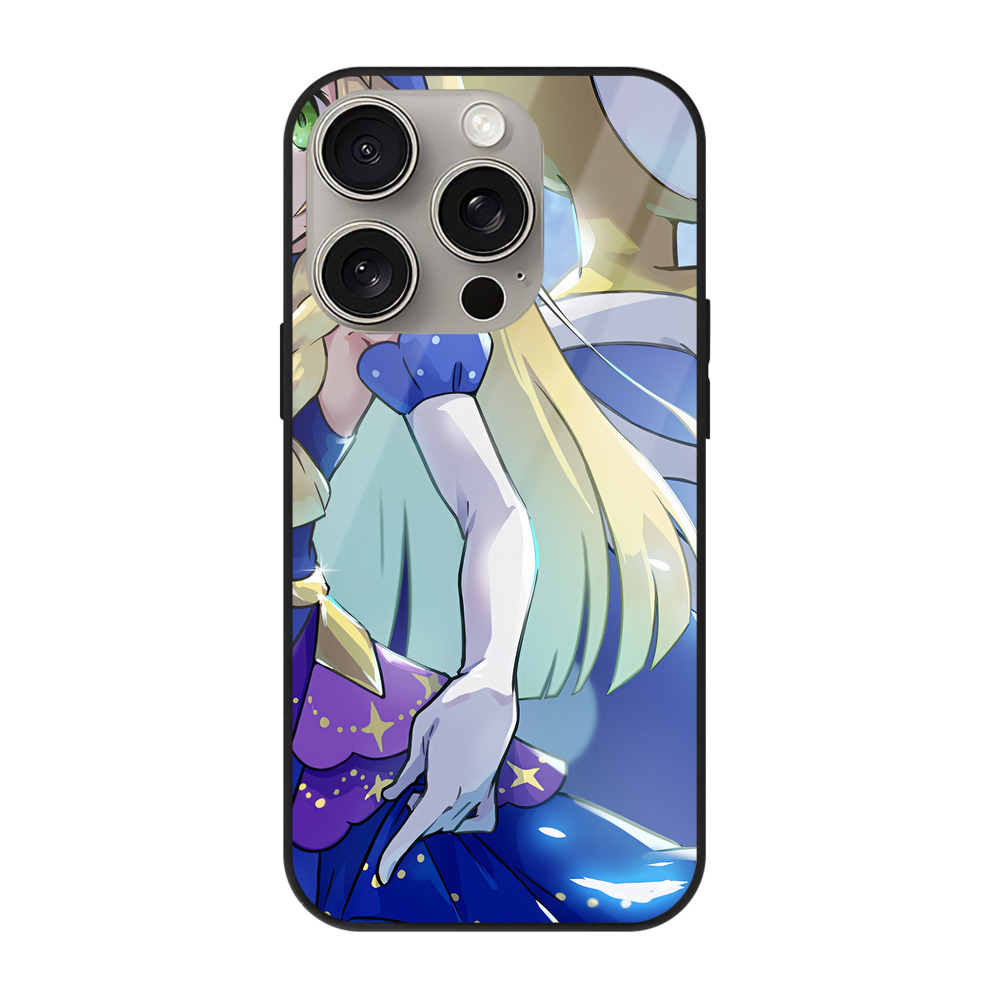 （画像用） ポケットモンスター Pokémon 【iPhone15Pro対応】スマホケース 耐衝撃＆黄変防止 背面ガラス