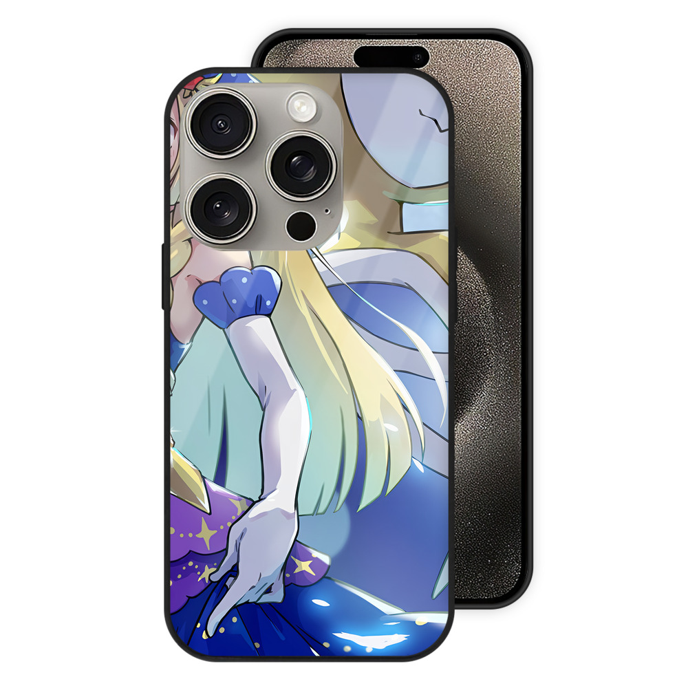 （画像用） ポケットモンスター Pokémon 【iPhone15Pro対応】スマホケース 耐衝撃＆黄変防止 背面ガラス