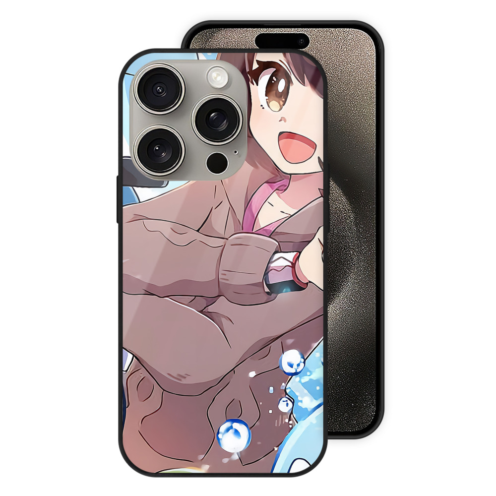 （画像用） ポケットモンスター Pokémon 【iPhone15Pro対応】スマホケース 耐衝撃＆黄変防止 背面ガラス
