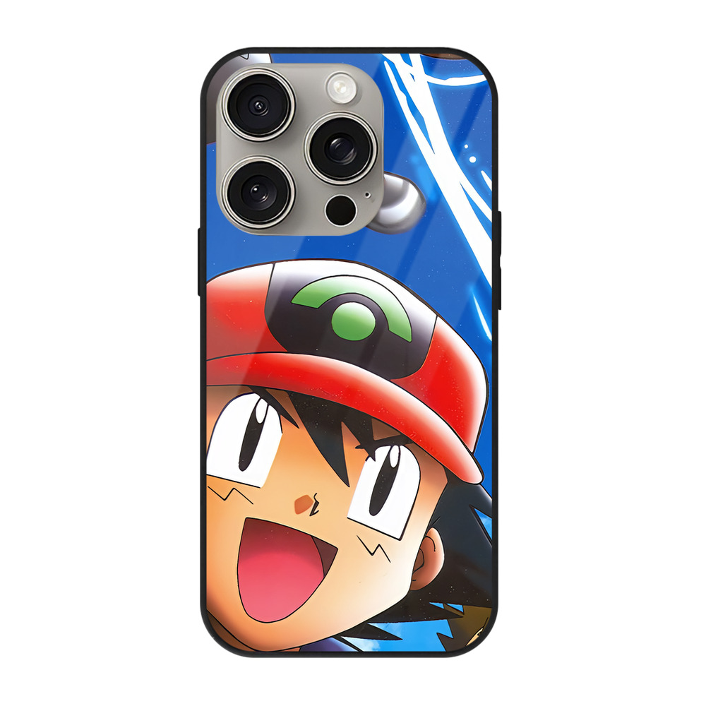 （画像用） ポケットモンスター Pokémon 【iPhone15Pro対応】スマホケース 耐衝撃＆黄変防止 背面ガラス