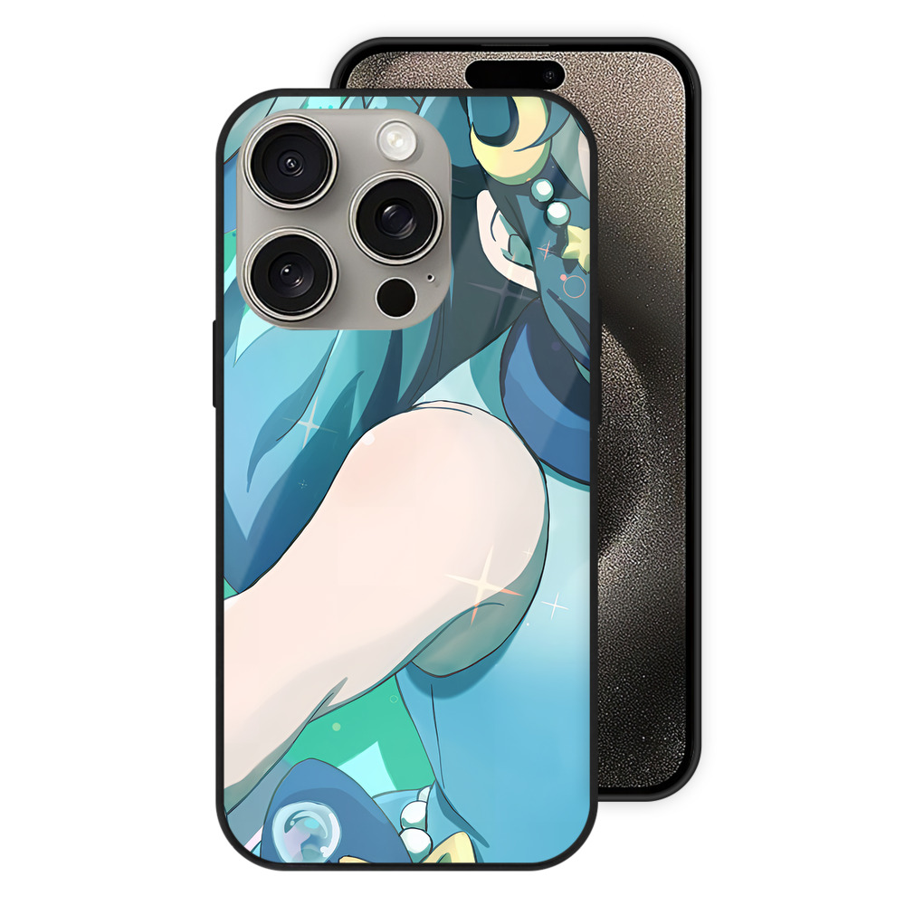 （画像用） ポケットモンスター Pokémon 【iPhone15Pro対応】スマホケース 耐衝撃＆黄変防止 背面ガラス