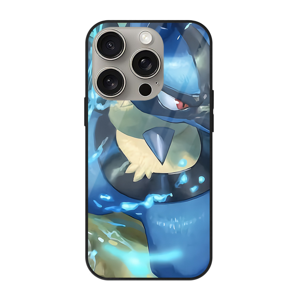 （画像用） ポケットモンスター Pokémon 【iPhone15Pro対応】スマホケース 耐衝撃＆黄変防止 背面ガラス