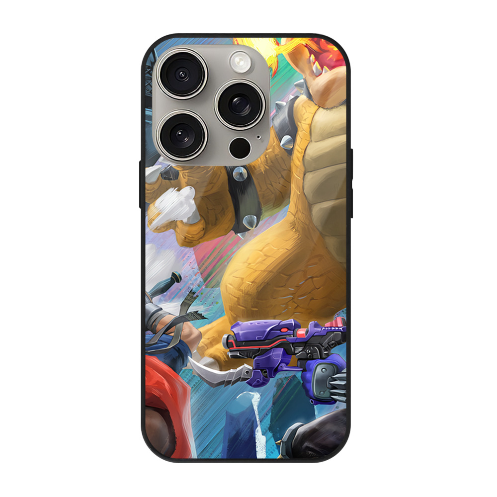 （画像用） ポケットモンスター Pokémon 【iPhone15Pro対応】スマホケース 耐衝撃＆黄変防止 背面ガラス