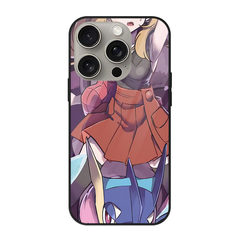 （画像用） ポケットモンスター Pokémon 【iPhone15Pro対応】スマホケース 耐衝撃＆黄変防止 背面ガラス