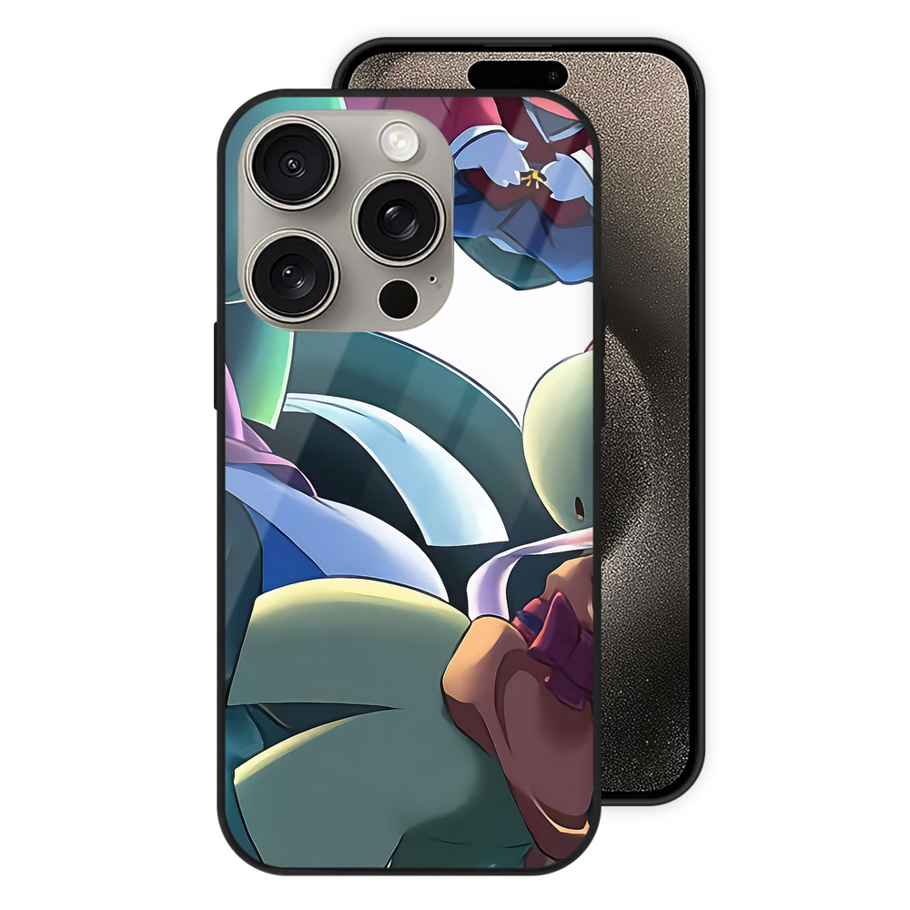 （画像用） ポケットモンスター Pokémon 【iPhone15Pro対応】スマホケース 耐衝撃＆黄変防止 背面ガラス