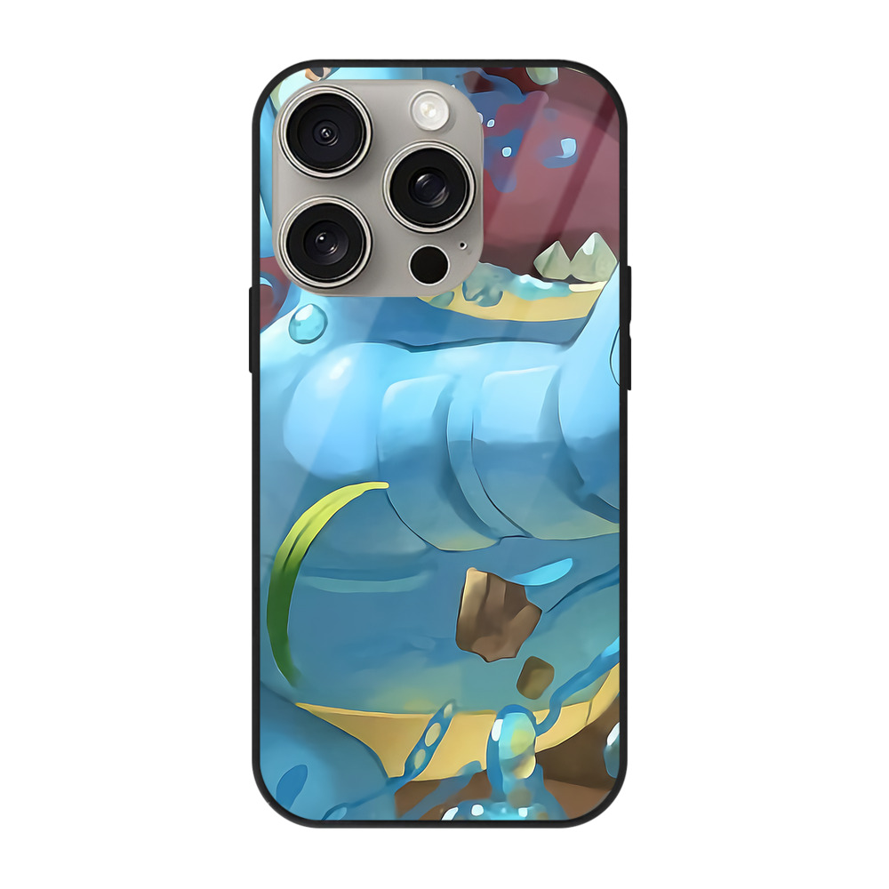 （画像用） ポケットモンスター Pokémon 【iPhone15Pro対応】スマホケース 耐衝撃＆黄変防止 背面ガラス