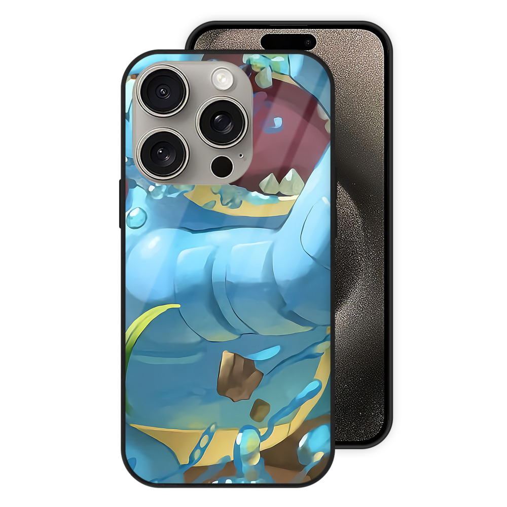 （画像用） ポケットモンスター Pokémon 【iPhone15Pro対応】スマホケース 耐衝撃＆黄変防止 背面ガラス