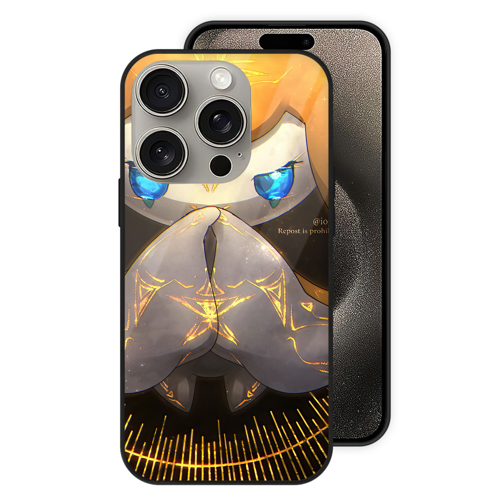 （画像用） ポケットモンスター Pokémon 【iPhone15Pro対応】スマホケース 耐衝撃＆黄変防止 背面ガラス