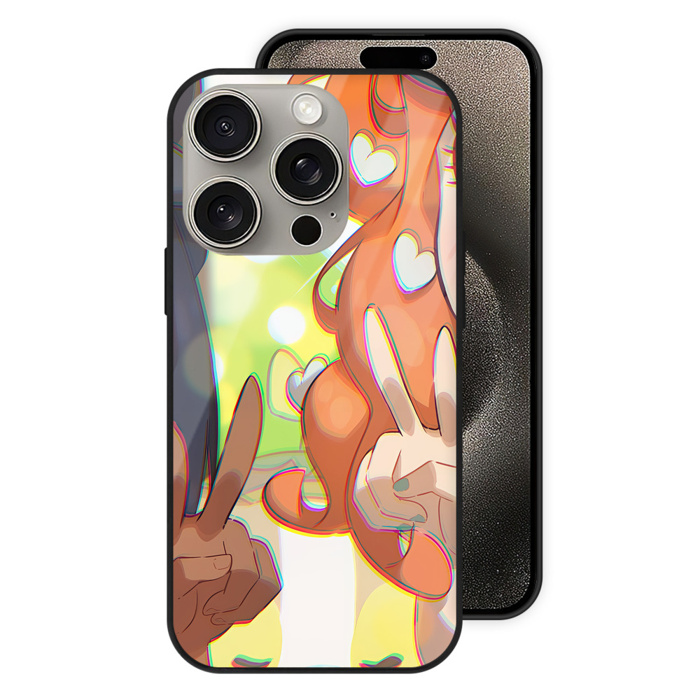 （画像用） ポケットモンスター Pokémon 【iPhone15Pro対応】スマホケース 耐衝撃＆黄変防止 背面ガラス