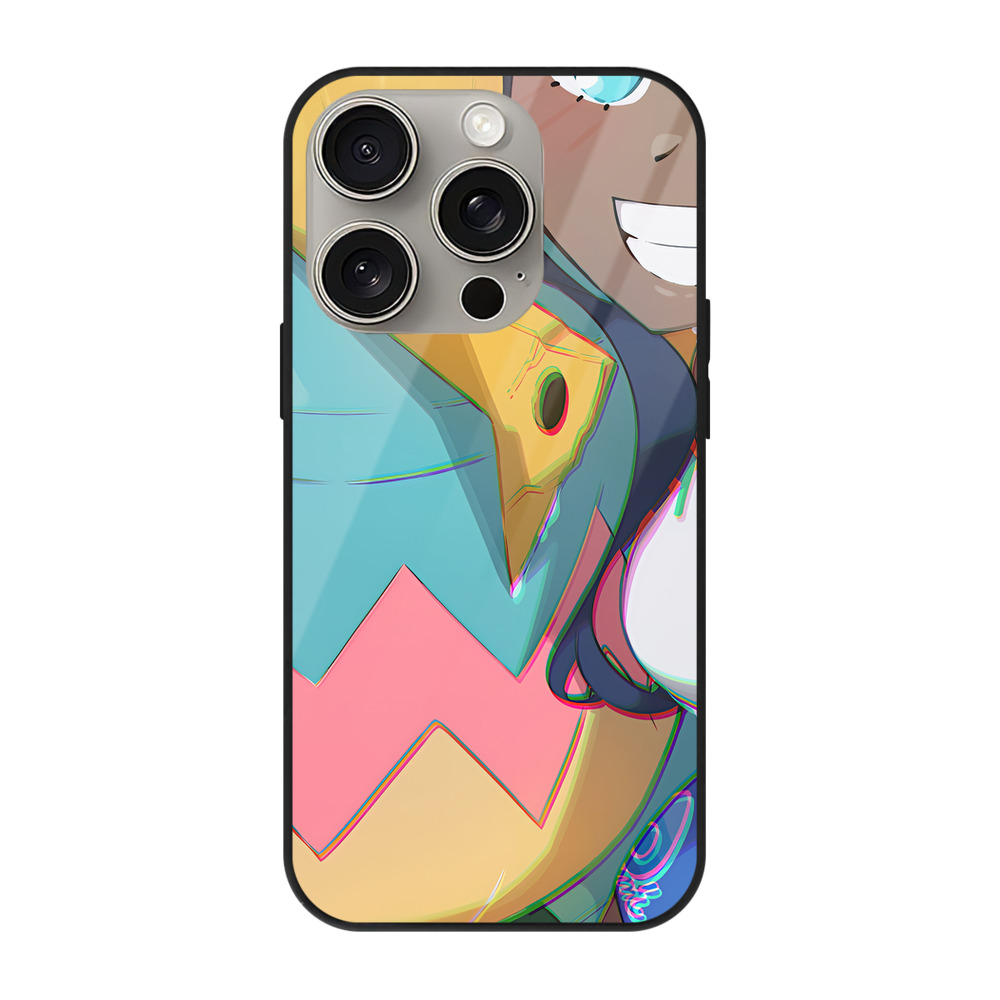 （画像用） ポケットモンスター Pokémon 【iPhone15Pro対応】スマホケース 耐衝撃＆黄変防止 背面ガラス