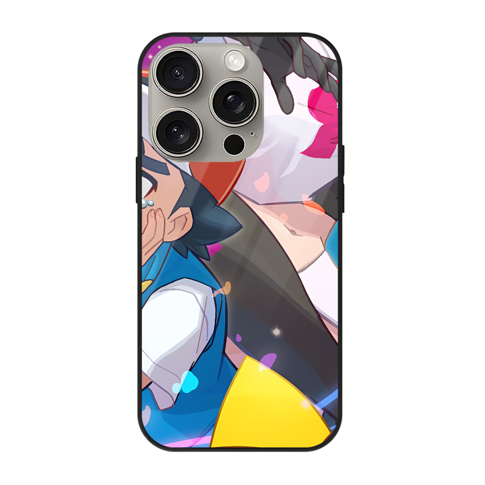 （画像用） ポケットモンスター Pokémon 【iPhone15Pro対応】スマホケース 耐衝撃＆黄変防止 背面ガラス