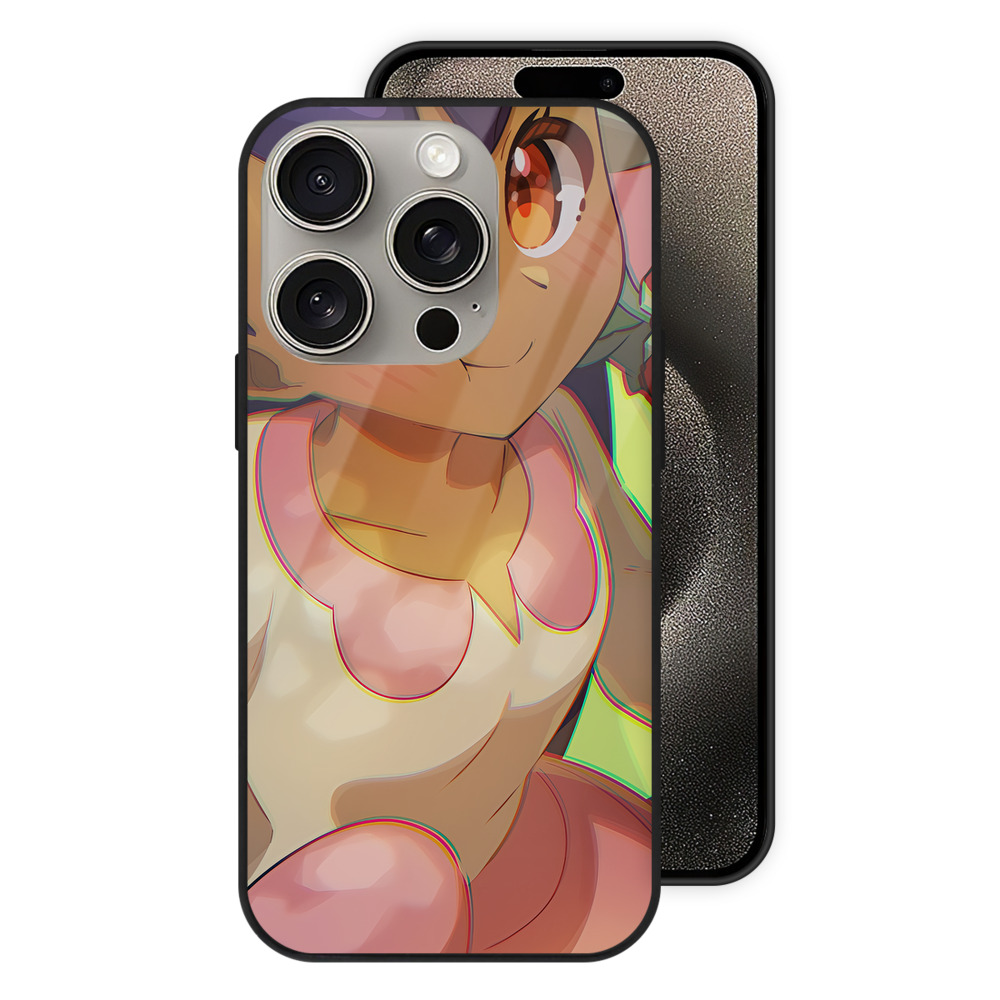 （画像用） ポケットモンスター Pokémon 【iPhone15Pro対応】スマホケース 耐衝撃＆黄変防止 背面ガラス