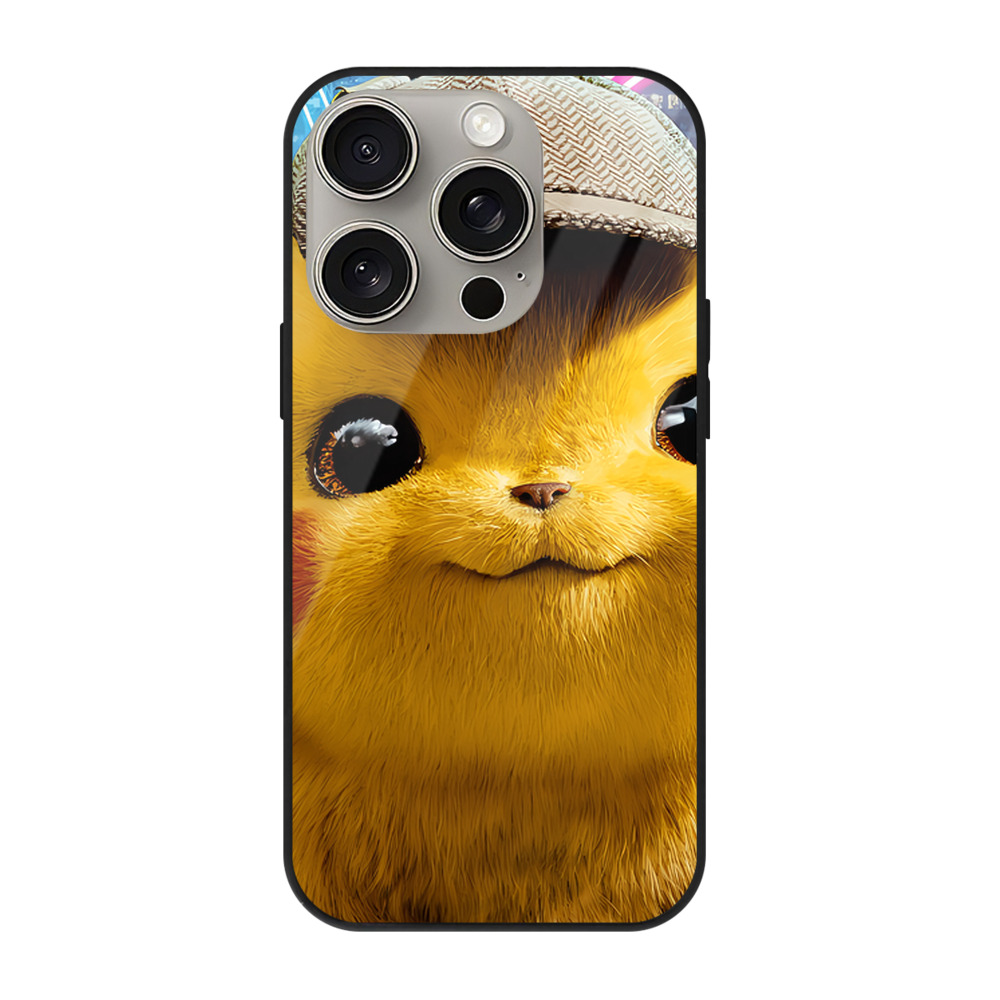 （画像用） ポケットモンスター Pokémon 【iPhone15Pro対応】スマホケース 耐衝撃＆黄変防止 背面ガラス