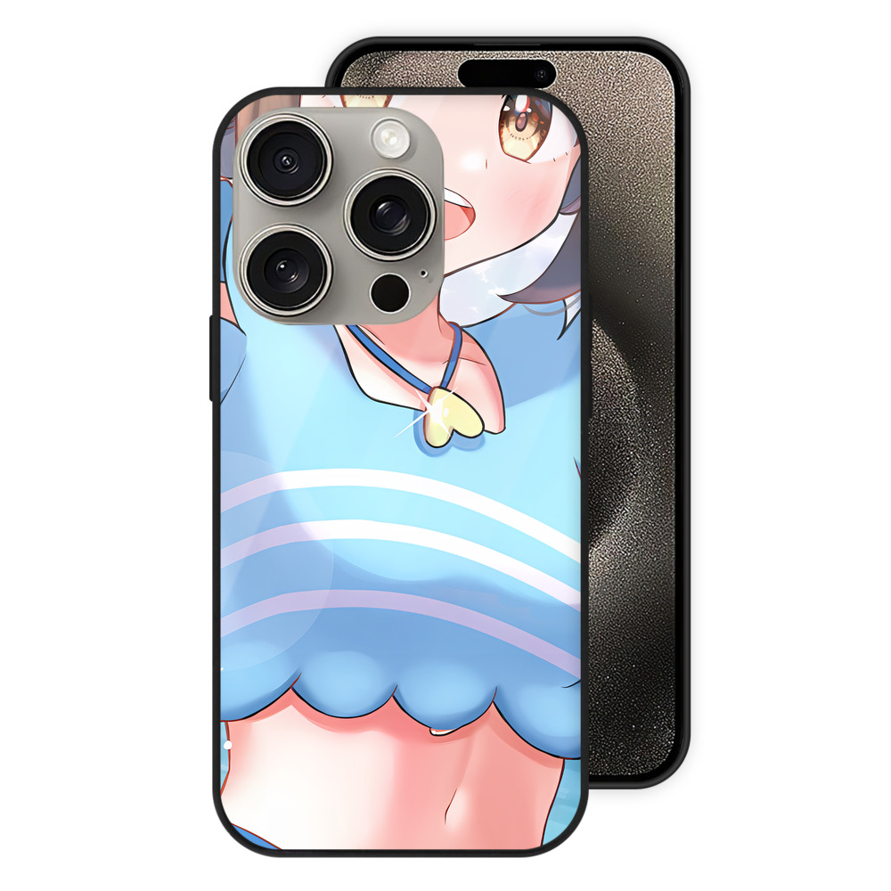 （画像用） ポケットモンスター Pokémon 【iPhone15Pro対応】スマホケース 耐衝撃＆黄変防止 背面ガラス