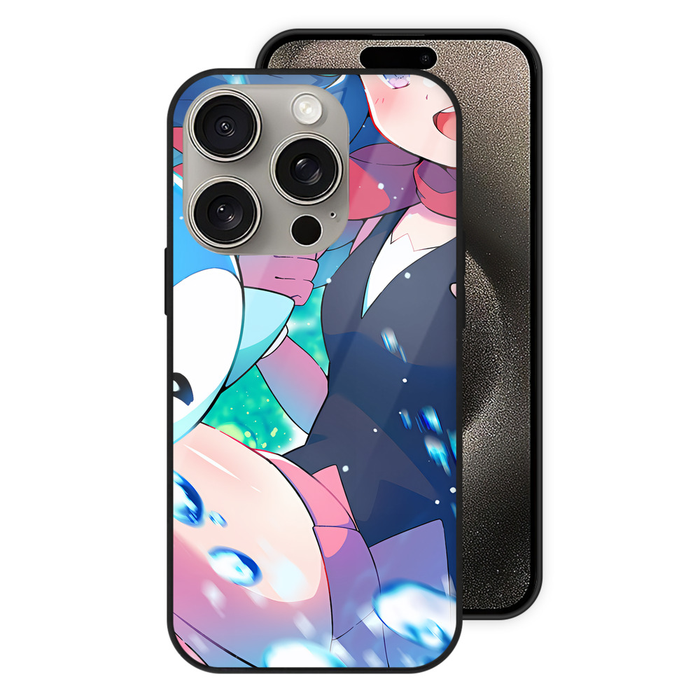 （画像用） ポケットモンスター Pokémon 【iPhone15Pro対応】スマホケース 耐衝撃＆黄変防止 背面ガラス