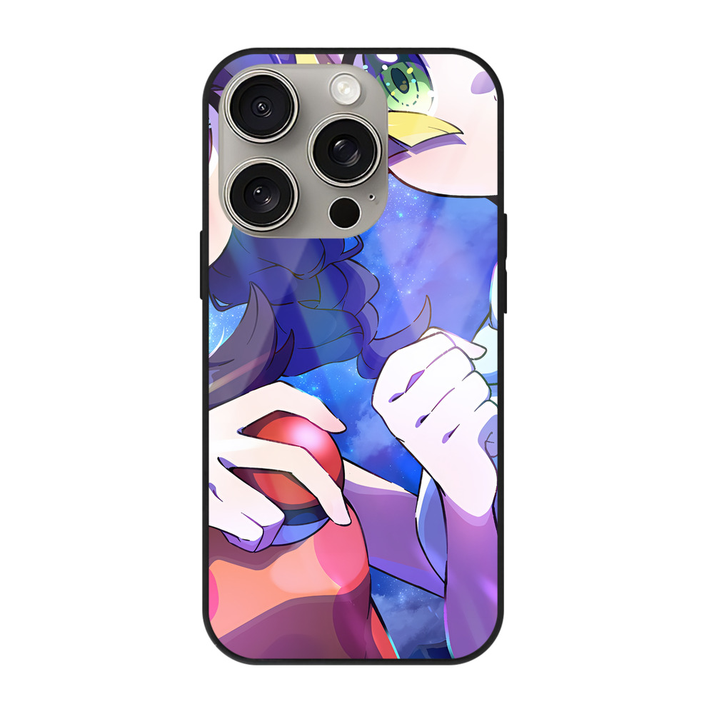 （画像用） ポケットモンスター Pokémon 【iPhone15Pro対応】スマホケース 耐衝撃＆黄変防止 背面ガラス