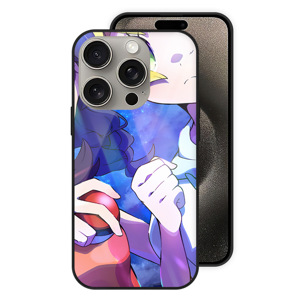（画像用） ポケットモンスター Pokémon 【iPhone15Pro対応】スマホケース 耐衝撃＆黄変防止 背面ガラス