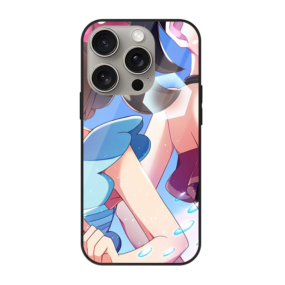 （画像用） ポケットモンスター Pokémon 【iPhone15Pro対応】スマホケース 耐衝撃＆黄変防止 背面ガラス