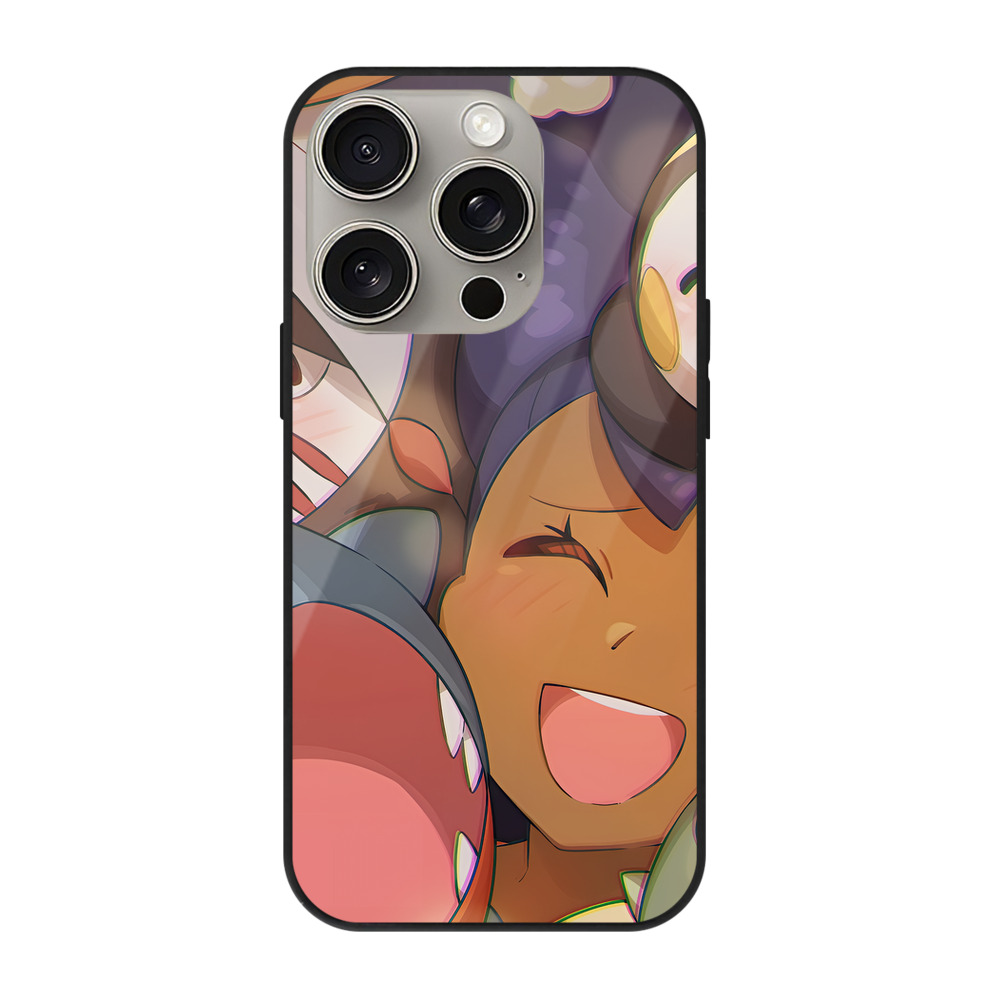 （画像用） ポケットモンスター Pokémon 【iPhone15Pro対応】スマホケース 耐衝撃＆黄変防止 背面ガラス