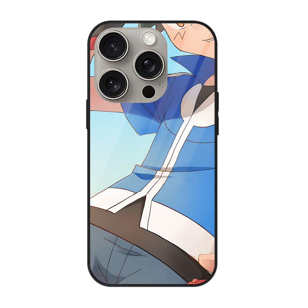 （画像用） ポケットモンスター Pokémon 【iPhone15Pro対応】スマホケース 耐衝撃＆黄変防止 背面ガラス