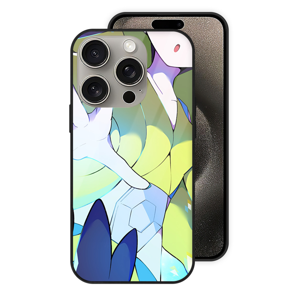（画像用） ポケットモンスター Pokémon 【iPhone15Pro対応】スマホケース 耐衝撃＆黄変防止 背面ガラス