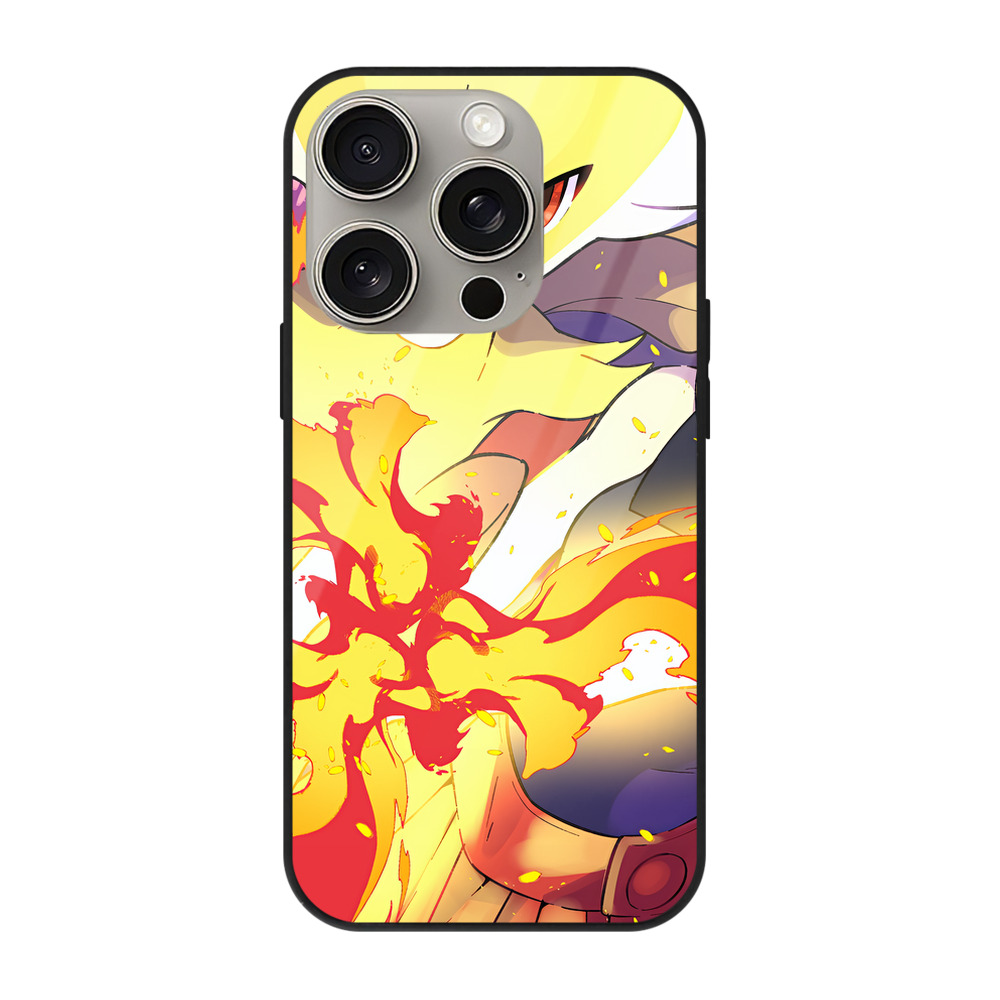 （画像用） ポケットモンスター Pokémon 【iPhone15Pro対応】スマホケース 耐衝撃＆黄変防止 背面ガラス