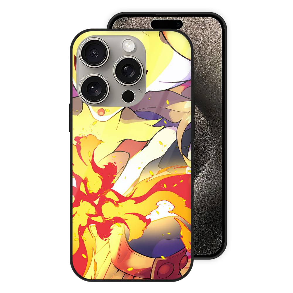 （画像用） ポケットモンスター Pokémon 【iPhone15Pro対応】スマホケース 耐衝撃＆黄変防止 背面ガラス