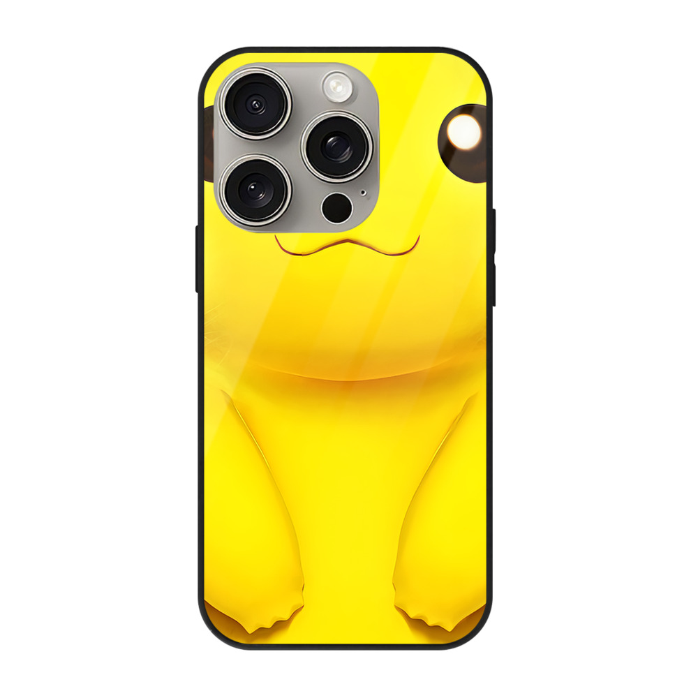 （画像用） ポケットモンスター Pokémon 【iPhone15Pro対応】スマホケース 耐衝撃＆黄変防止 背面ガラス