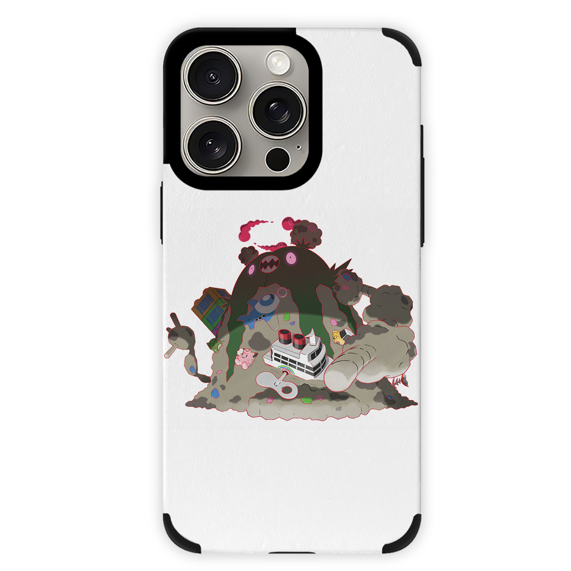 （画像用） ポケットモンスター Pokémon 【iPhone15ProMax対応】 PUレザー スマホケース 耐衝撃＆黄変防止
