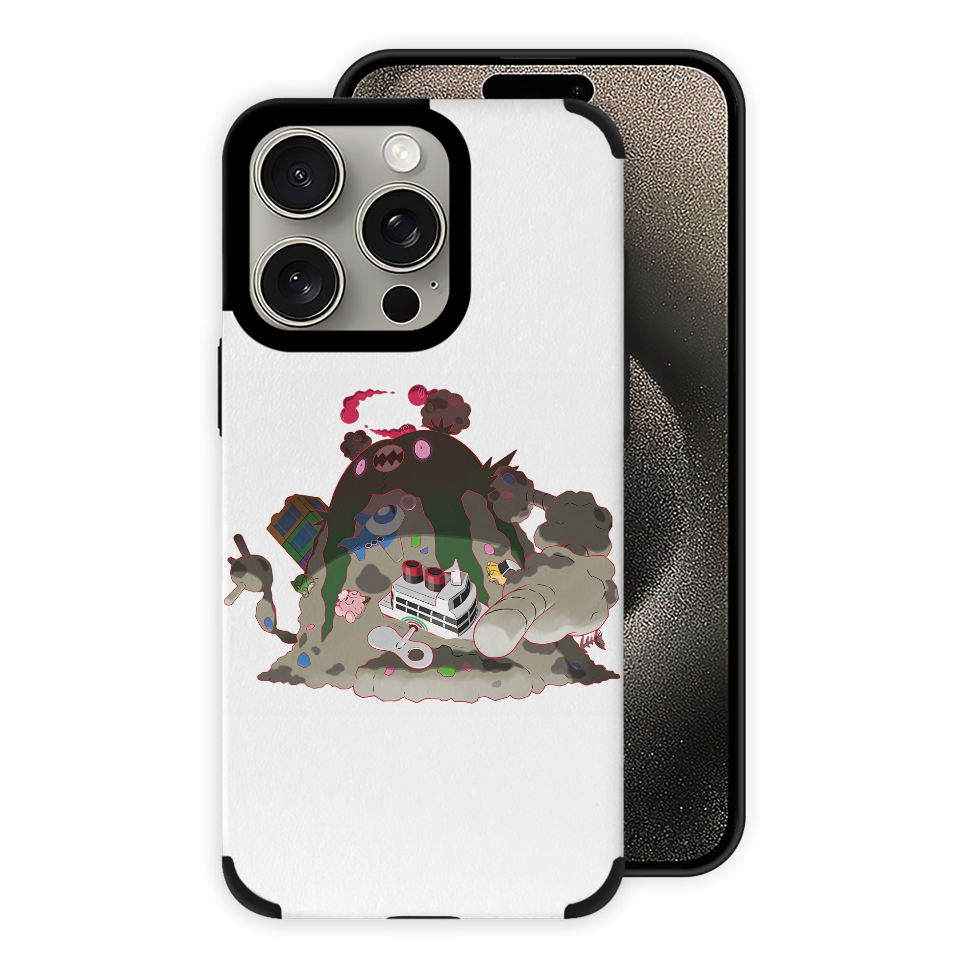 （画像用） ポケットモンスター Pokémon 【iPhone15ProMax対応】 PUレザー スマホケース 耐衝撃＆黄変防止