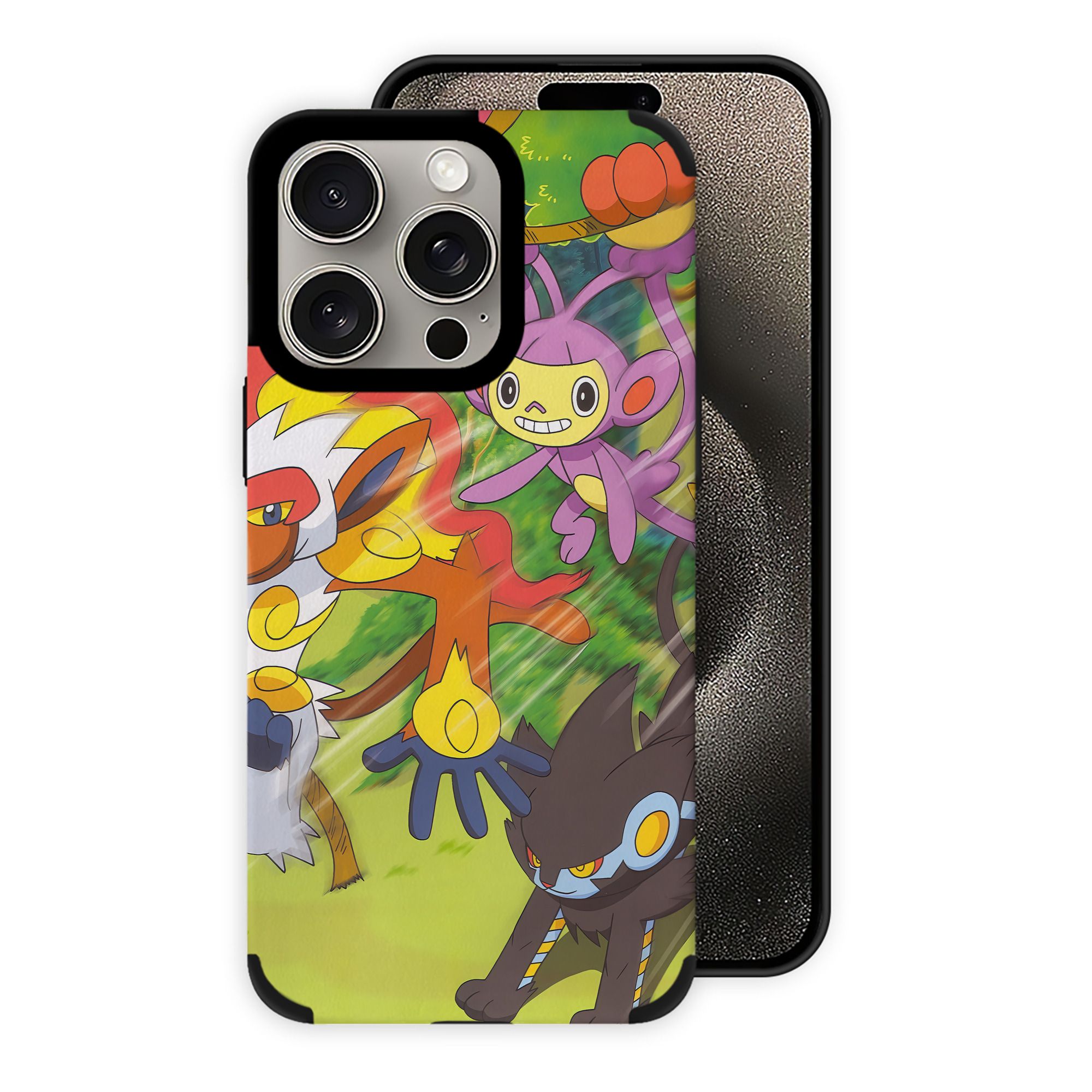 （画像用） ポケットモンスター Pokémon 【iPhone15ProMax対応】 PUレザー スマホケース 耐衝撃＆黄変防止