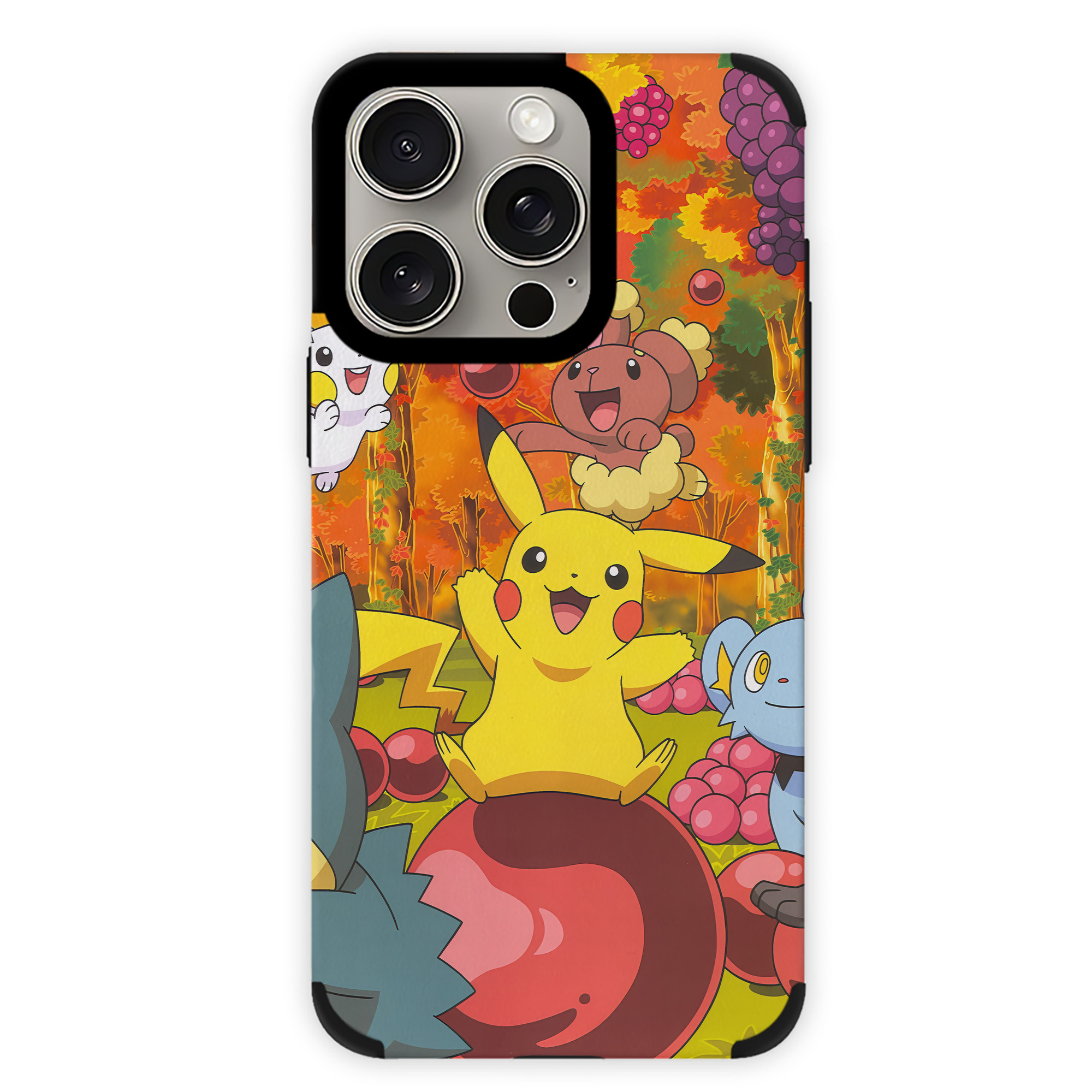 （画像用） ポケットモンスター Pokémon 【iPhone15ProMax対応】 PUレザー スマホケース 耐衝撃＆黄変防止