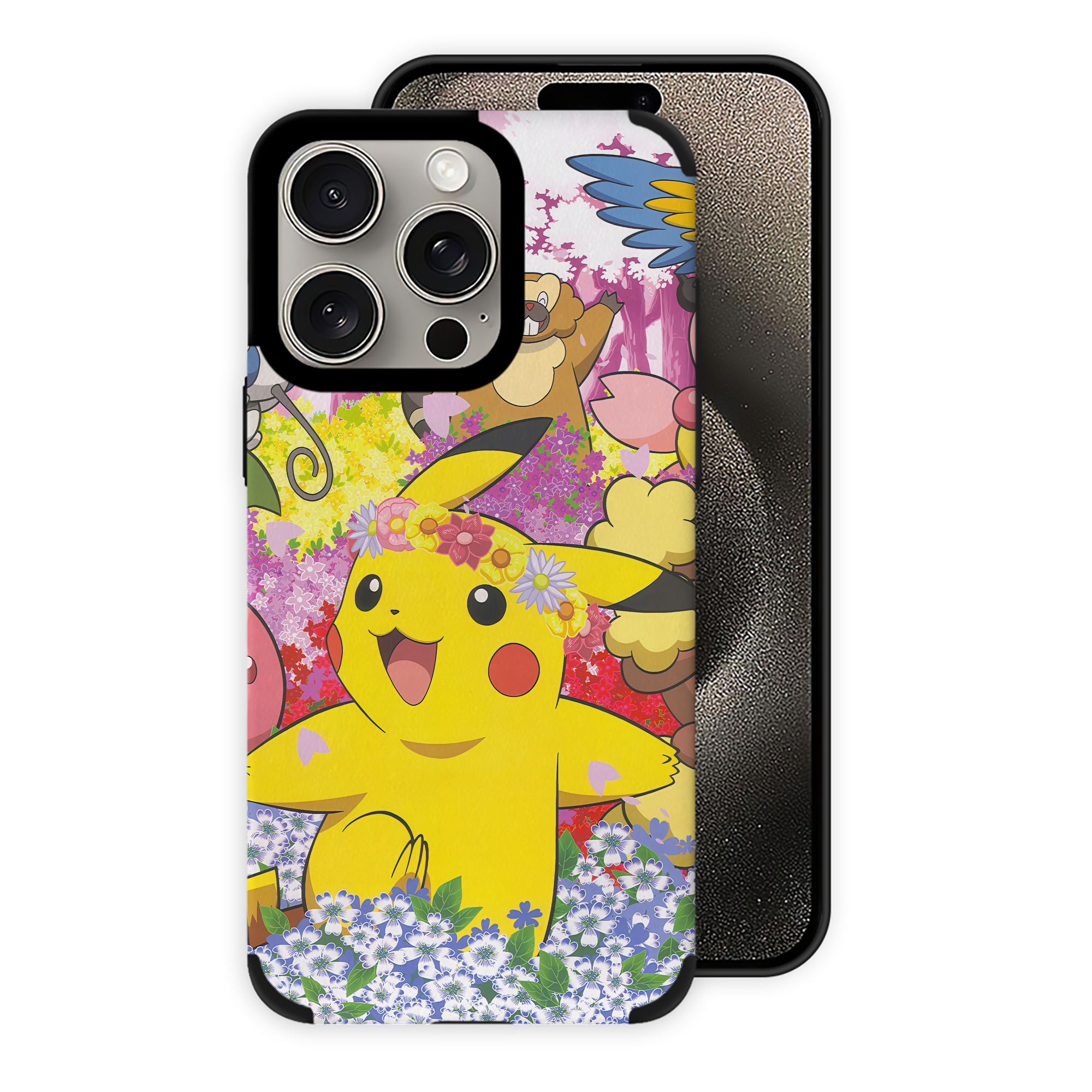 （画像用） ポケットモンスター Pokémon 【iPhone15ProMax対応】 PUレザー スマホケース 耐衝撃＆黄変防止