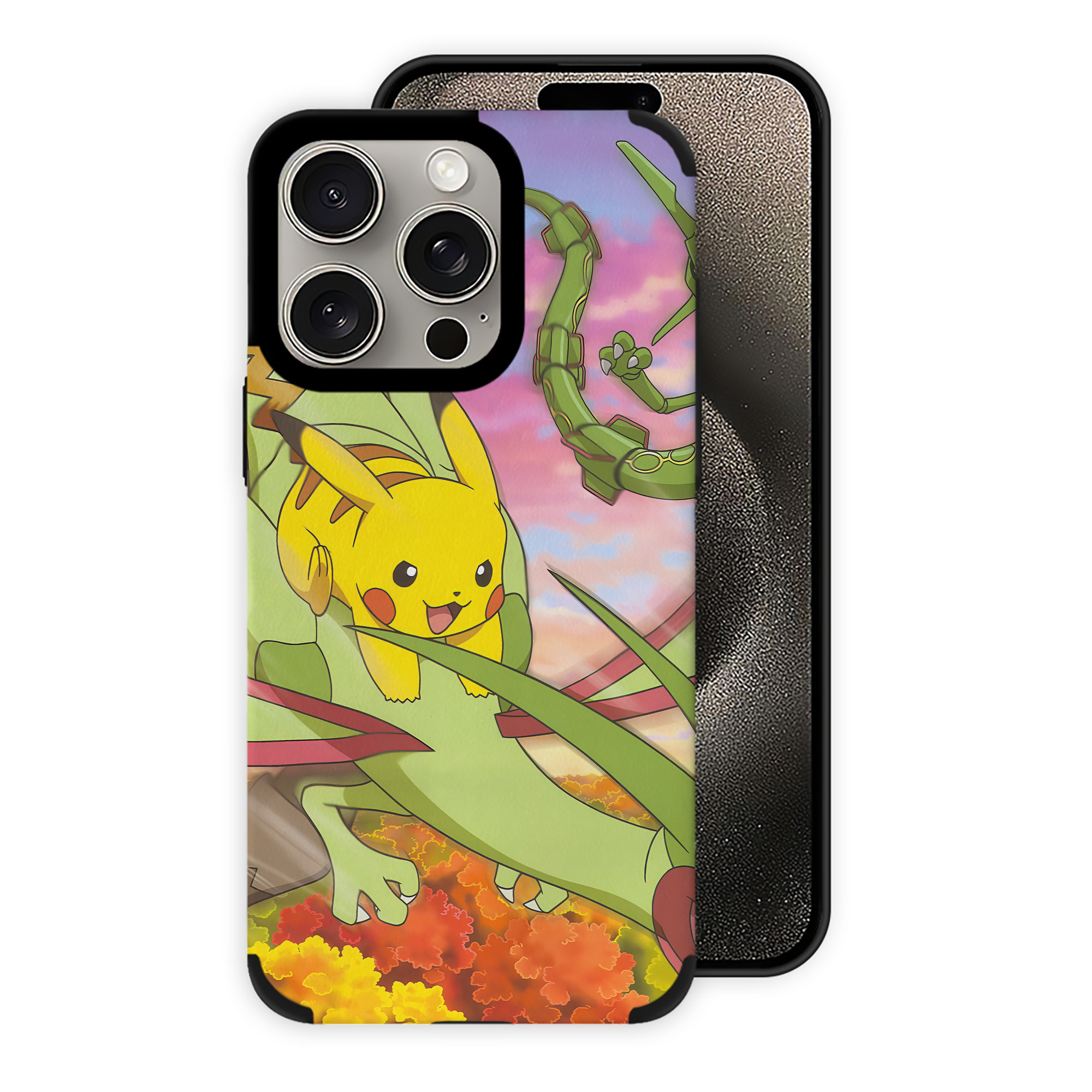 （画像用） ポケットモンスター Pokémon 【iPhone15ProMax対応】 PUレザー スマホケース 耐衝撃＆黄変防止