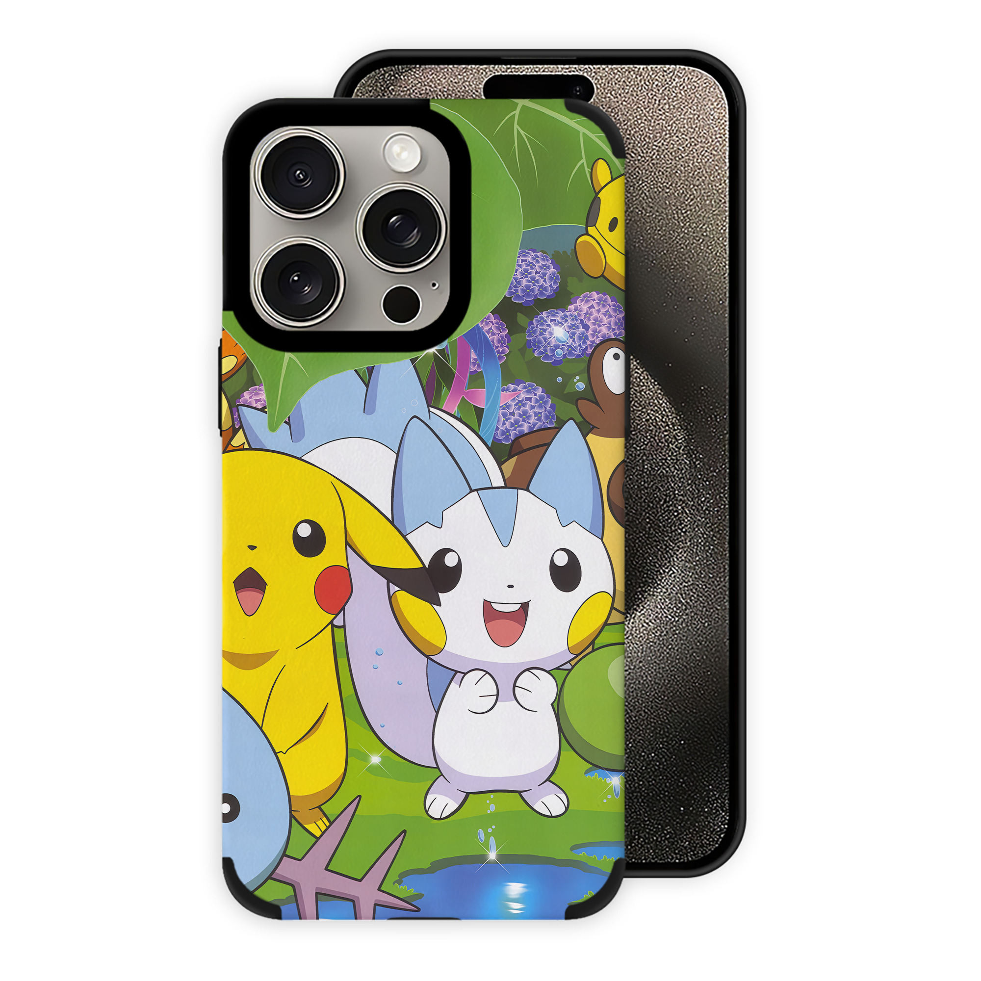 （画像用） ポケットモンスター Pokémon 【iPhone15ProMax対応】 PUレザー スマホケース 耐衝撃＆黄変防止