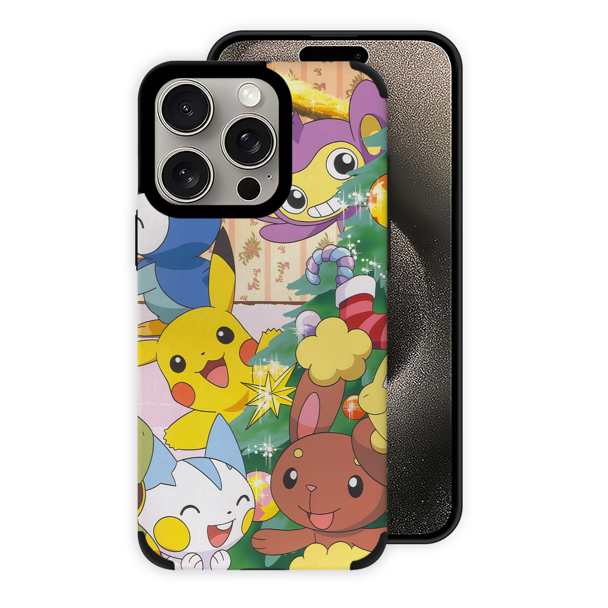 （画像用） ポケットモンスター Pokémon 【iPhone15ProMax対応】 PUレザー スマホケース 耐衝撃＆黄変防止
