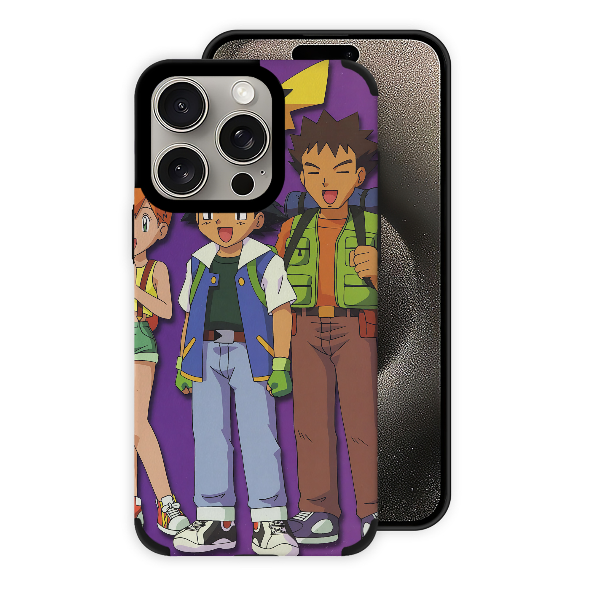 （画像用） ポケットモンスター Pokémon 【iPhone15ProMax対応】 PUレザー スマホケース 耐衝撃＆黄変防止