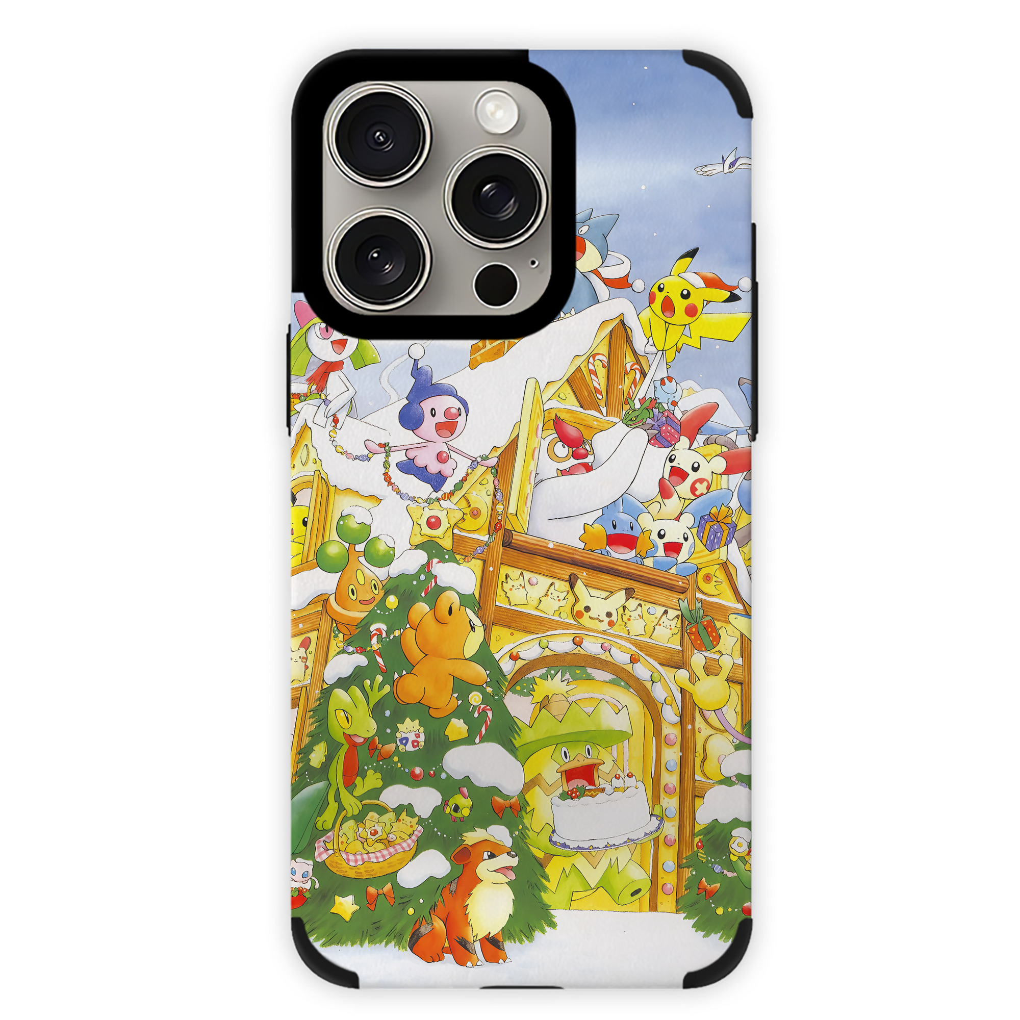 （画像用） ポケットモンスター Pokémon 【iPhone15ProMax対応】 PUレザー スマホケース 耐衝撃＆黄変防止