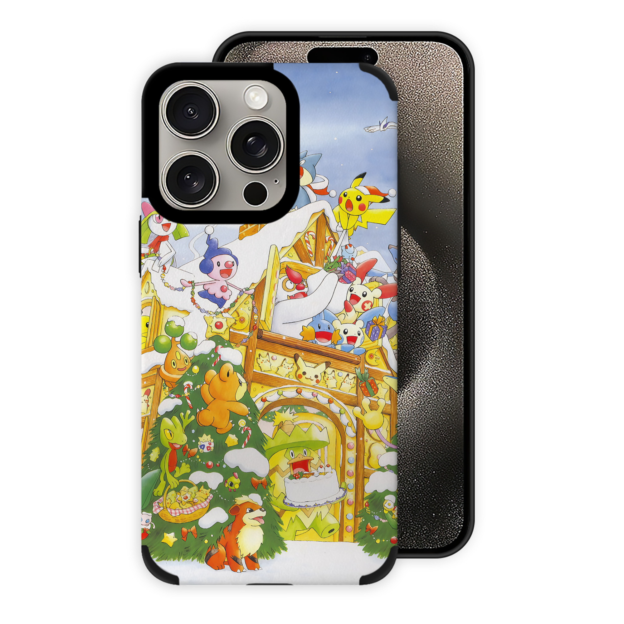 （画像用） ポケットモンスター Pokémon 【iPhone15ProMax対応】 PUレザー スマホケース 耐衝撃＆黄変防止