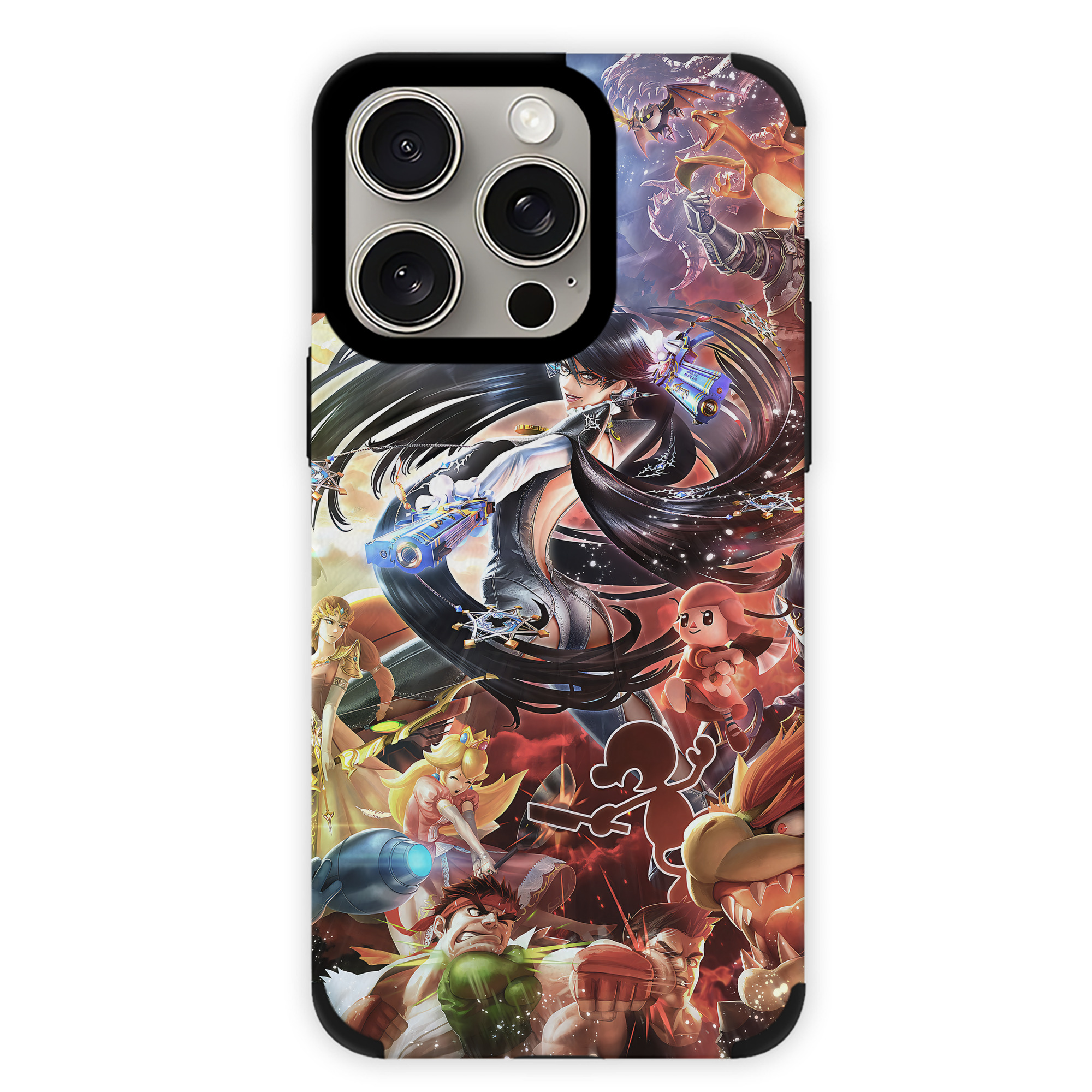 （画像用） ポケットモンスター Pokémon 【iPhone15ProMax対応】 PUレザー スマホケース 耐衝撃＆黄変防止