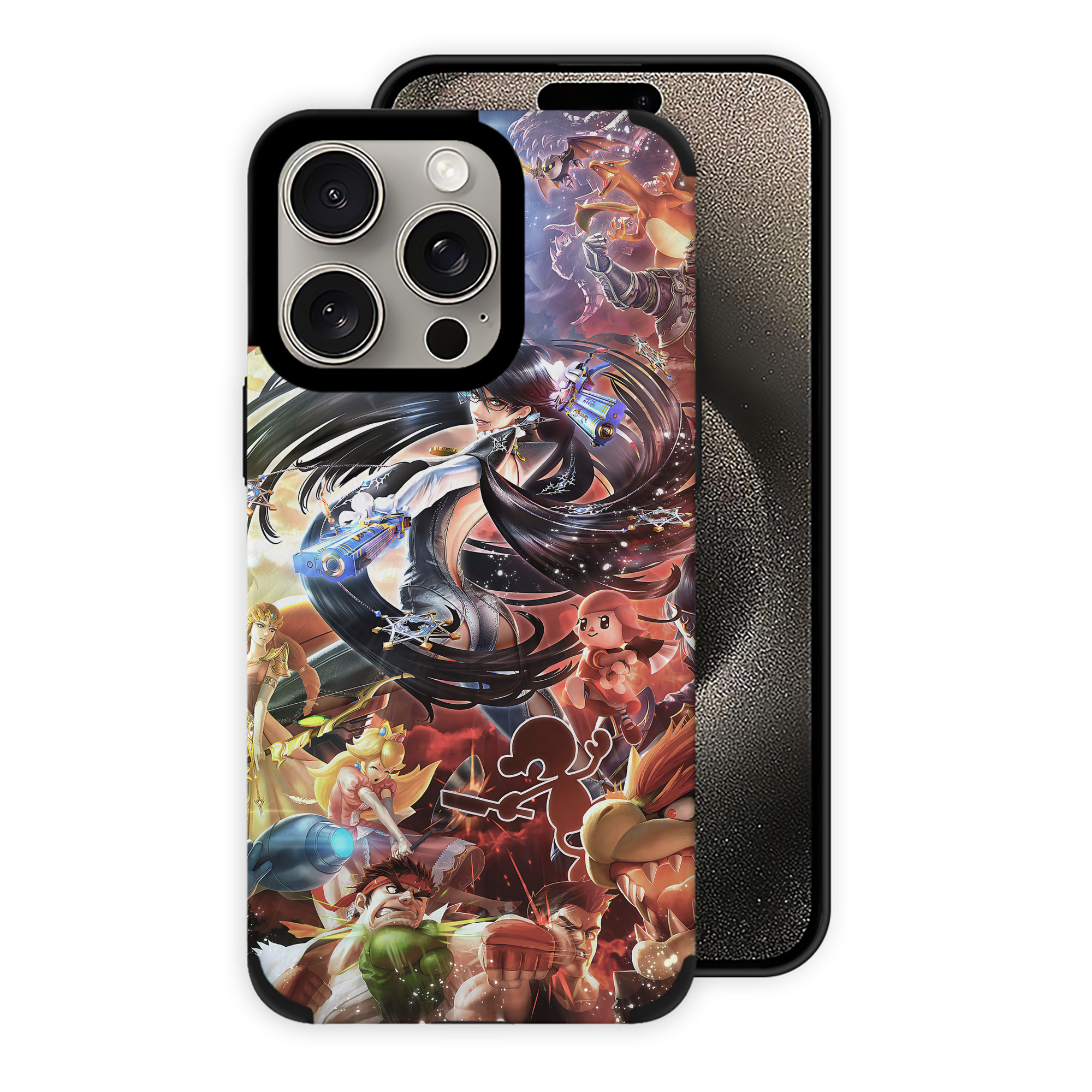 （画像用） ポケットモンスター Pokémon 【iPhone15ProMax対応】 PUレザー スマホケース 耐衝撃＆黄変防止