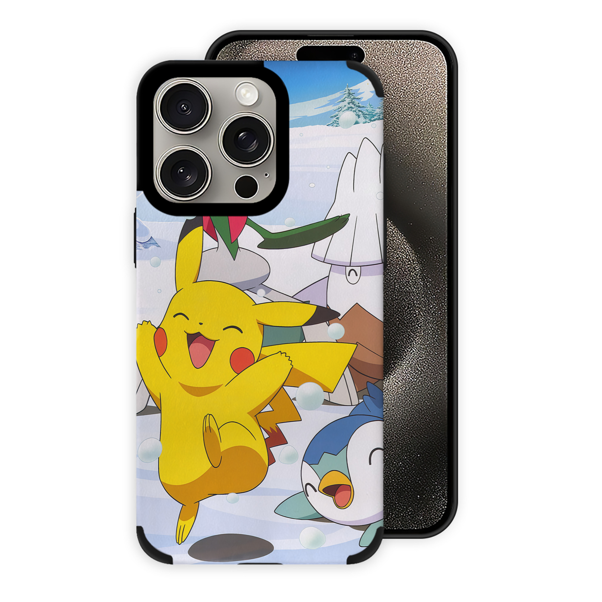 （画像用） ポケットモンスター Pokémon 【iPhone15ProMax対応】 PUレザー スマホケース 耐衝撃＆黄変防止
