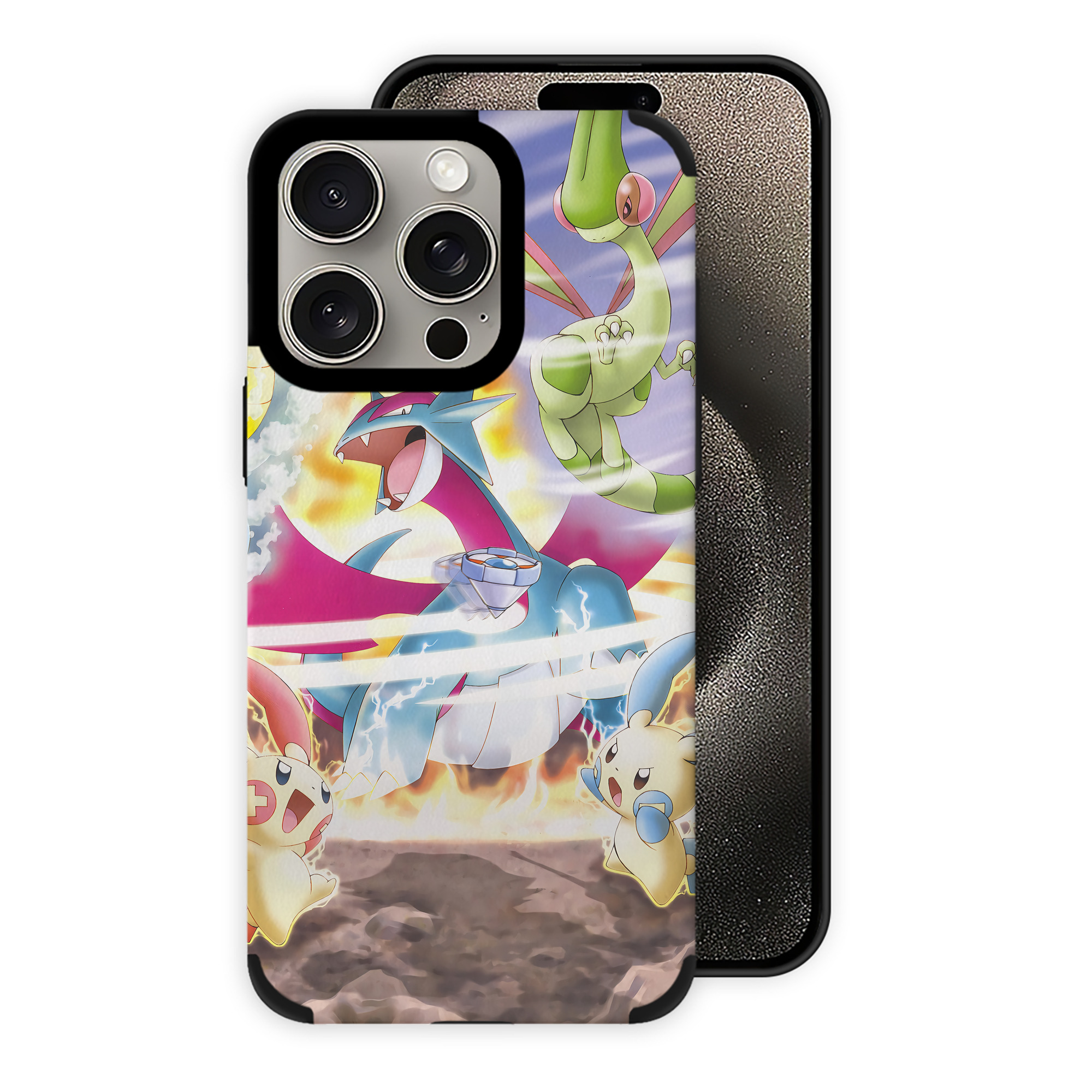 （画像用） ポケットモンスター Pokémon 【iPhone15ProMax対応】 PUレザー スマホケース 耐衝撃＆黄変防止
