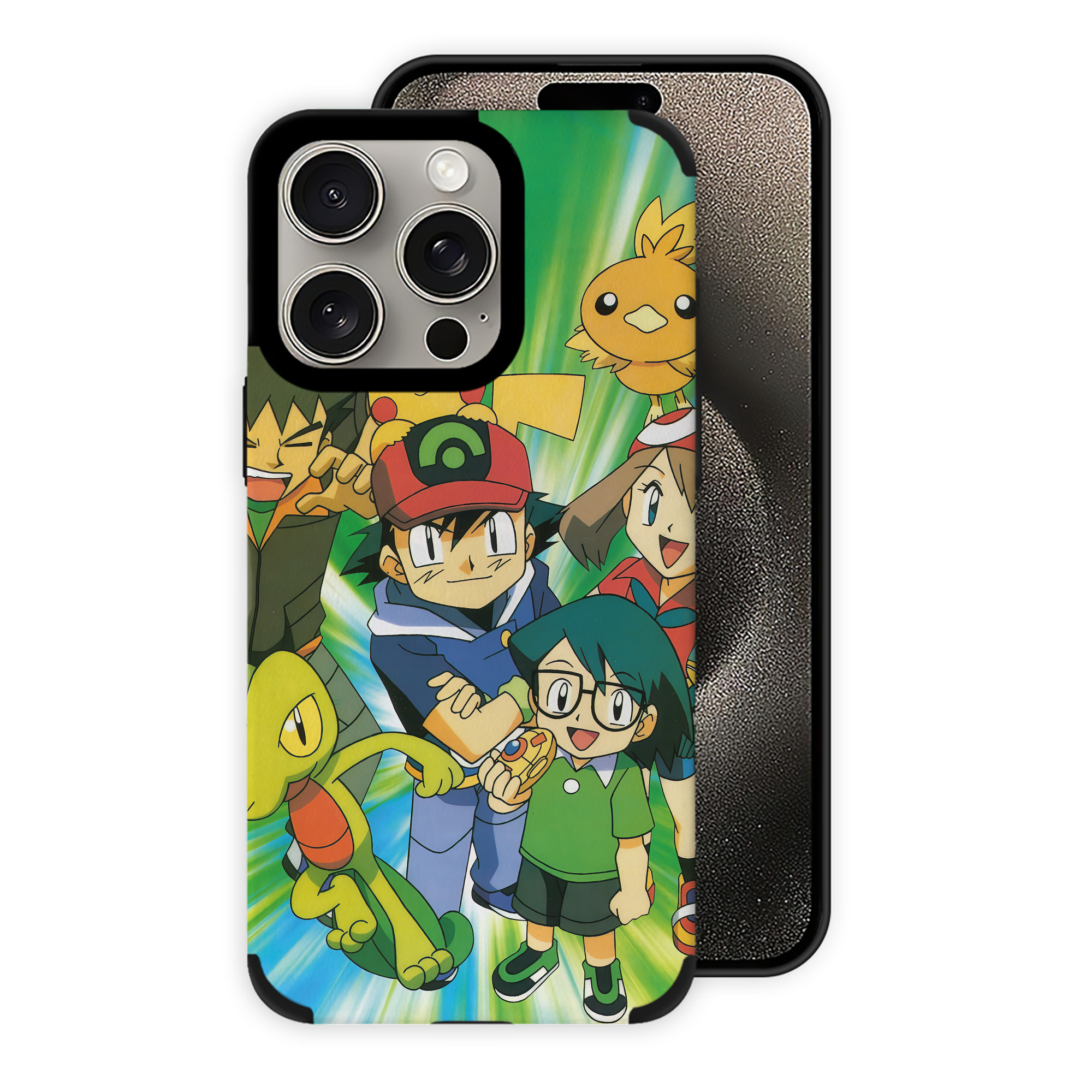 （画像用） ポケットモンスター Pokémon 【iPhone15ProMax対応】 PUレザー スマホケース 耐衝撃＆黄変防止