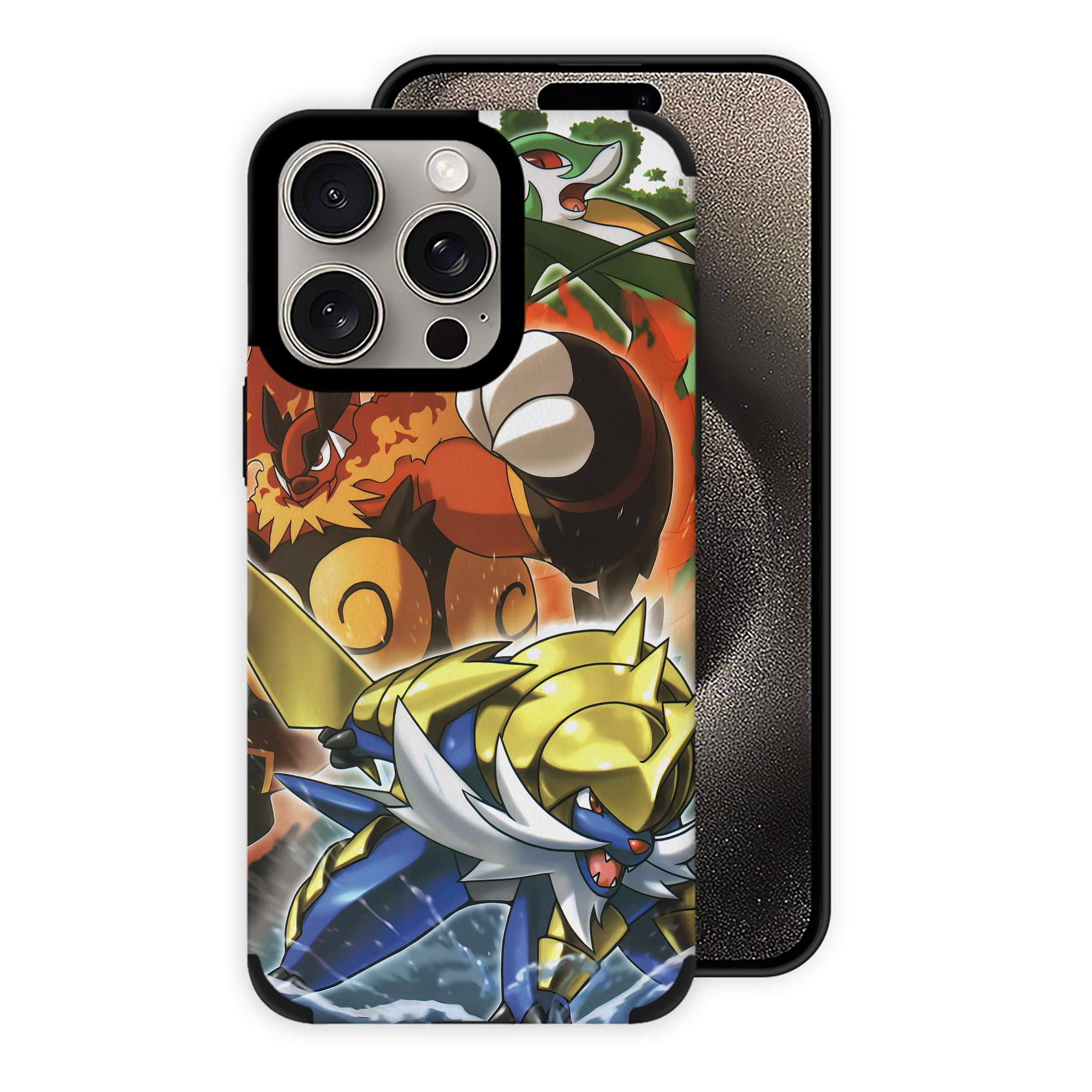 （画像用） ポケットモンスター Pokémon 【iPhone15ProMax対応】 PUレザー スマホケース 耐衝撃＆黄変防止